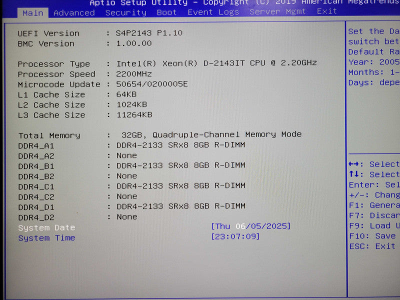 Datto S4P2 1U, Xeon D-2143IT 2.2GHz 32GB DDR4 4-Bay with HDD Trays 1x PSU _