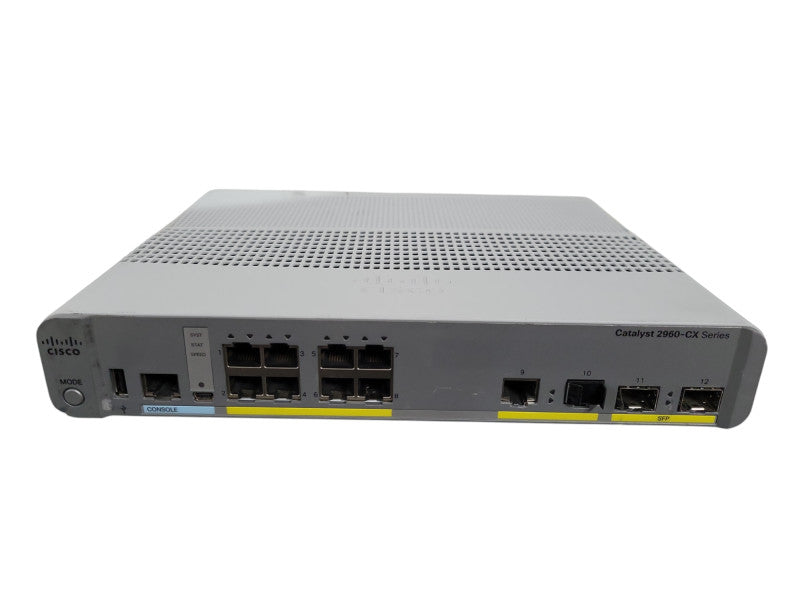 Cisco WS-C2960CX-8TC-L V04 | 8-Port Gigabit Managed Silent Switch w/ 2x SFP !