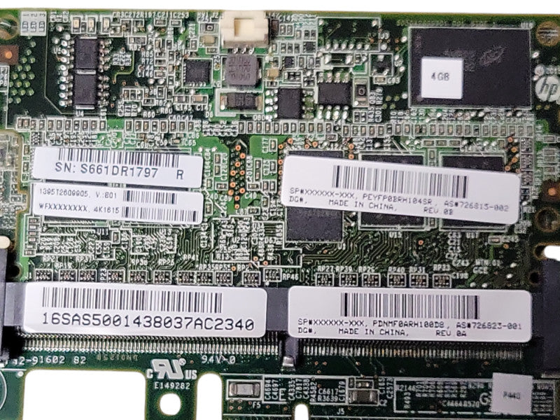 HP 749797-001 HP P440 Smart Array Raid 12GB/s SAS 4GB Cache  _