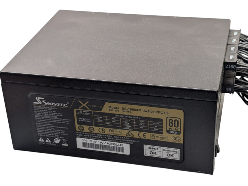 Seasonic Fully Modular 1050W Computer Power Supply  SS-1050XM Active PFC F3 -