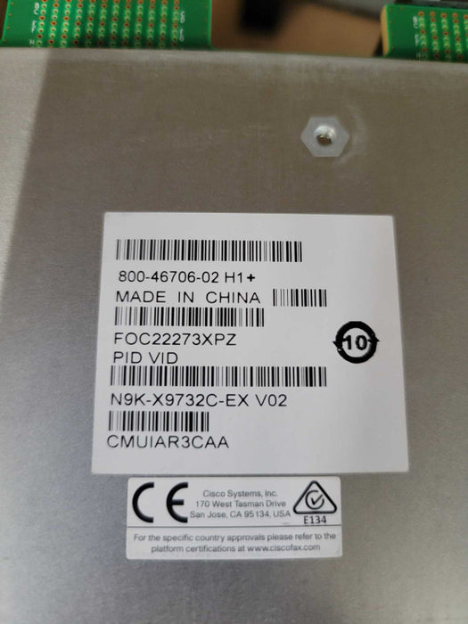 Cisco N9K-X9732C-EX v02 Nexus 9500 32-Port 100G NX-OS ACI Module