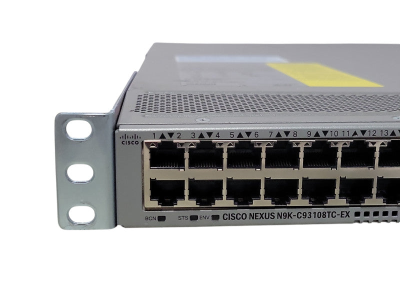 Cisco Nexus N9K-C93108TC-EX 48 Port + 6 x40/100 QSFP+ Gigabit switch, READ _