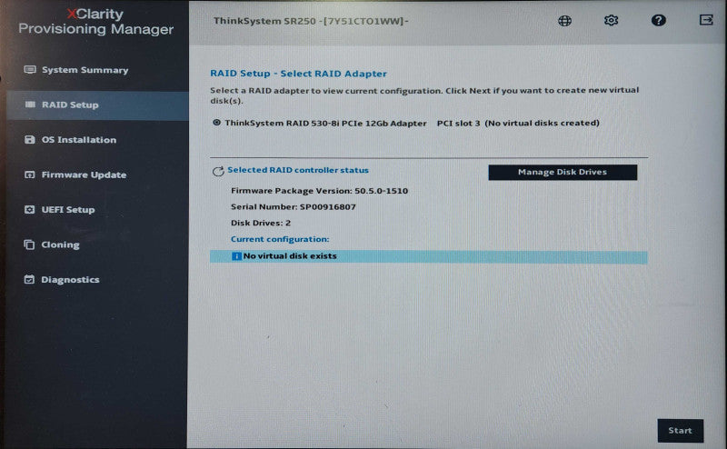Lenovo ThinkSystem SR250 1U 4x 3.5", Xeon E-2236, 64GB DDR4, 2x 4TB SAS