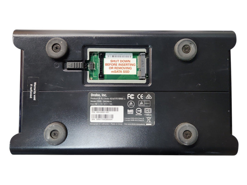 Drobo 5D Professional Storage Hard Drive Array DRDR6-A, No HDD & PWR