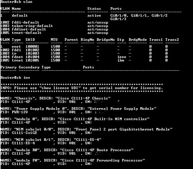 Cisco ISR 1100 Series C1111-4P V01 Services Integrated Router Q