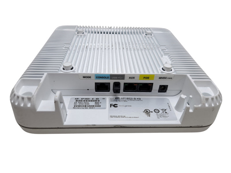Cisco AIR-AP1852I-B-K9 | Dual Band AC Wireless Access Point | Factory Reset