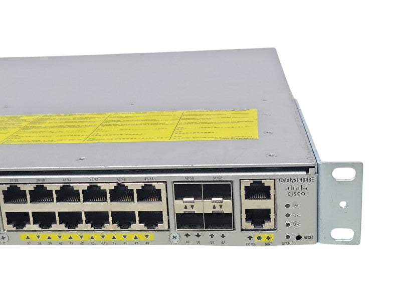 Cisco Catalyst WS-C4948E 48 Port Gigabit Switch w/ 2x PSU, READ Q_