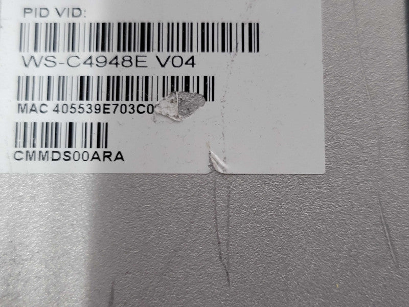 Cisco Catalyst WS-C4948E 48 Port Gigabit Switch w/ 2x PSU, READ Q_