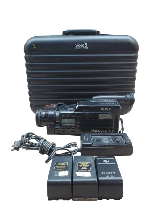 Sony Handycam CCD-F70 Video 8 Camcorder + Battery/Case *READ*