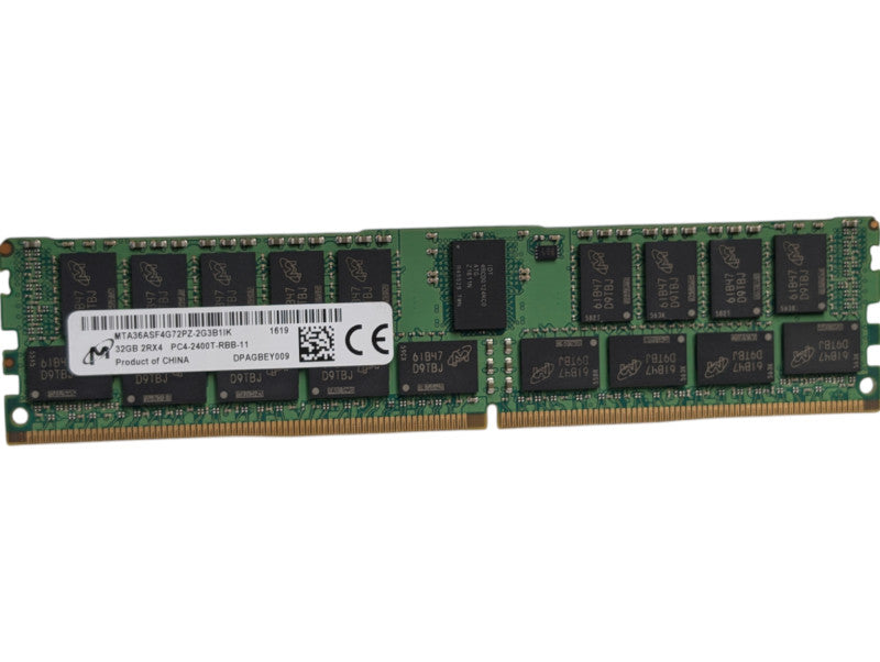 Micron 32GB 2400MHz DDR4 Server Registered RAM Module 2Rx4 PC4-2400T-RBB-11 Q-