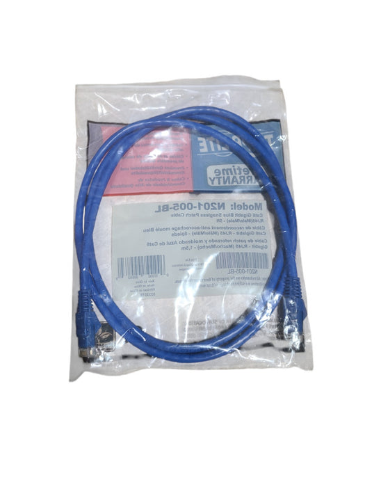 Tripp Lite N201-005-BL 5ft Cat6 Gigabit Cable RJ45 Q