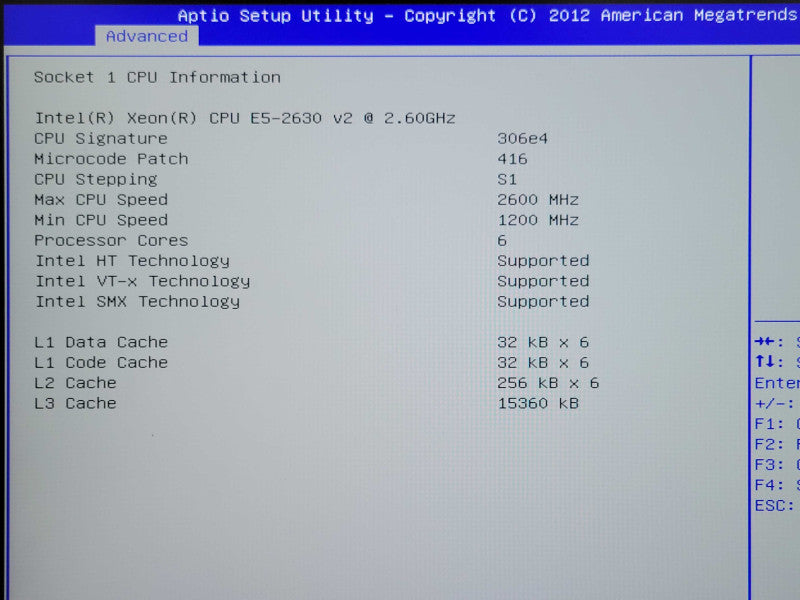 Supermicro CSE-512 Xeon E5-2630v2 2.60GHz 64GB RAM 250GB SSD + 6TB HDD _