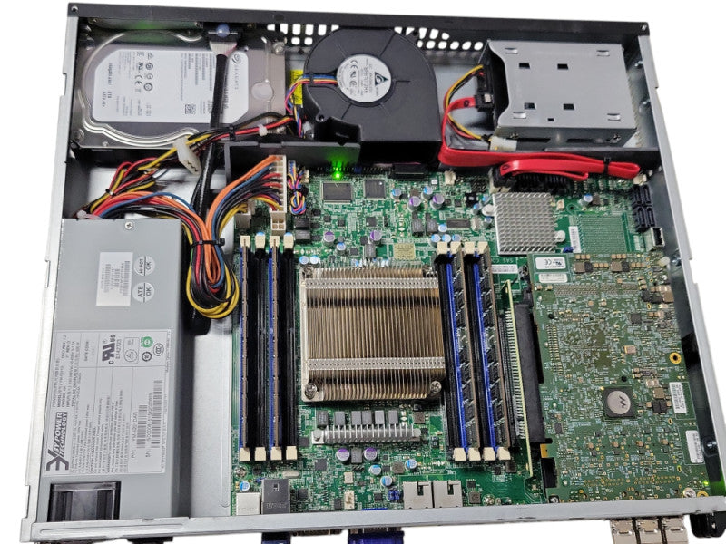 Supermicro CSE-512 Xeon E5-2630v2 2.60GHz 64GB RAM 250GB SSD + 6TB HDD _