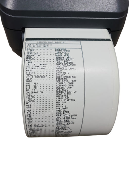 Zebra ZP 505 Thermal Label Printer w/ Power Supply Base | ZP505-0503-0020 Q