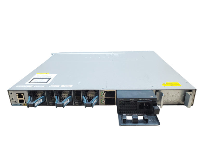 Cisco WS-C3850-24U-S V04 24-Port Gigabit UPoE Switch w/ 1x 1100WAC PSU