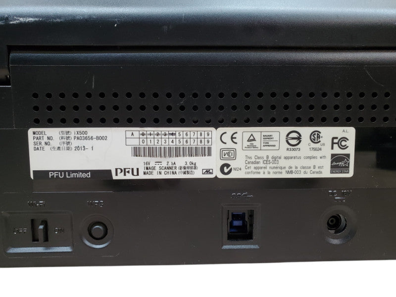 Fujitsu ScanSnap Scanner iX500 Wireless Wi-Fi Document Scanner