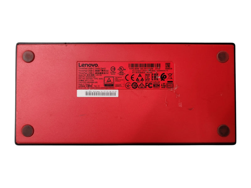 Lenovo ThinkPad USB-C Dock Gen 2 LDC-G2 40AS W/ 90W Power Adapter