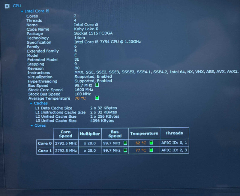 Dell XPS 13 9365 TOUCH i5-7Y54@1.2GHz 8GB RAM 512GBSSD READ  BudLap