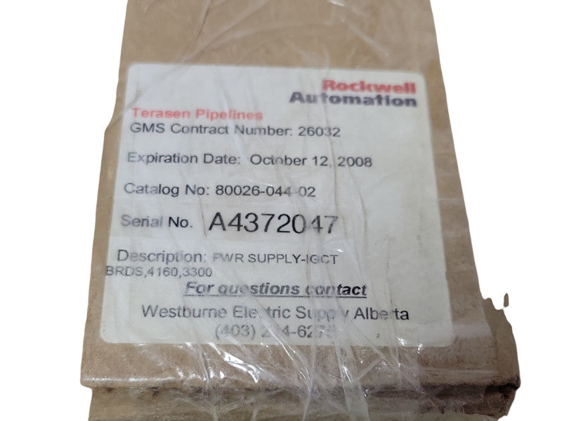 New Rockwell automation 80026-044-02 High voltage power board _