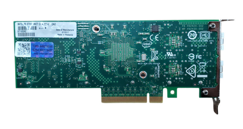 Intel Ethernet CNA X710-DA2 Dual Port Network Adapter Dual Port 10GB SFP+