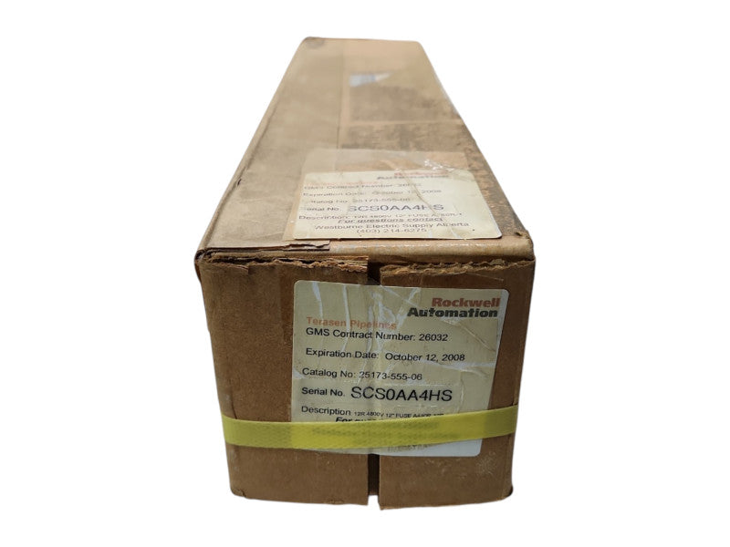 *NEW SEALED* Rockwell Automation 12R 4800V 12" FUSE A480R-1, 25173-555-06 Q