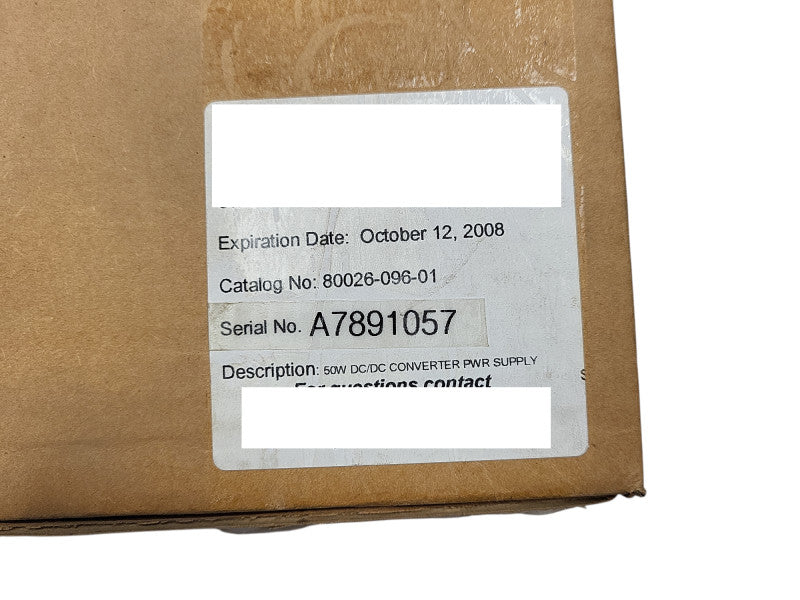 ALLEN BRADLEY 80026-096-01 50W CONVERTER POWER SUPPLY Q$