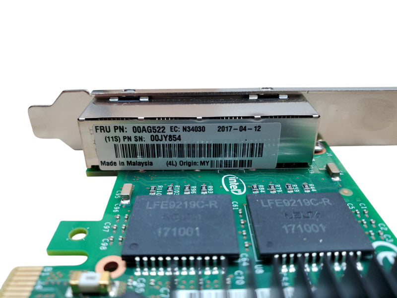 Lenovo I350-T4 4P RJ45 PCIe Network Adapter 00AG522 00JY854
