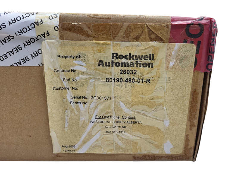 New sealed ALLEN BRADLEY 80190-480-01-R PowerFlex 7000 DRIVE CONTROL Q$