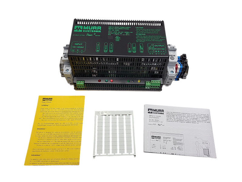 Murr Elektronik MCS-B 1 Phase 10A Switch Mode Power Supply 10-110-240/24 Op $