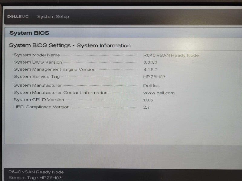 Dell PE R640 1U, 1x Xeon Gold 5218 2.3GHz 16C, 96GB DDR4 HBA330 Mini 2x PSU !