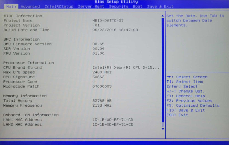 DATTO S3B2000 4-Bay, Xeon D-1521 2.40GHz, 32GB, 120GB SSD + 2x HDD Trays _