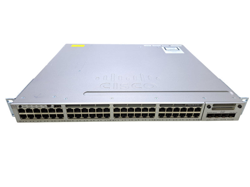 Cisco WS-C3850-48F-E V02 | 48-Port Gigabit PoE+ Switch w/ C3850-NM-2-10G