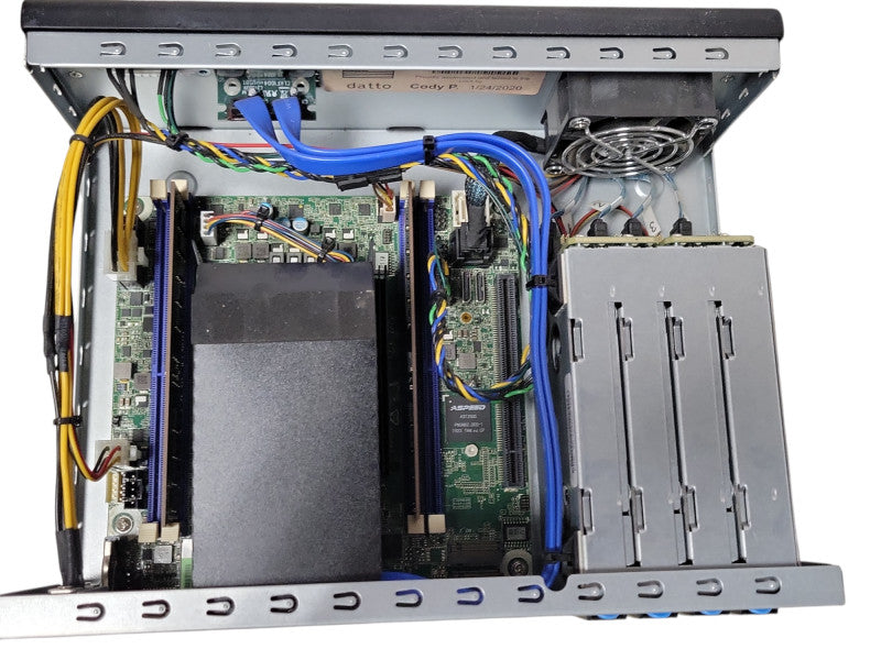 Datto S4B1 Xeon D-2123IT 2.20GHz, 32GB DDR4, 4x 2.5" HDD Trays, READ  _