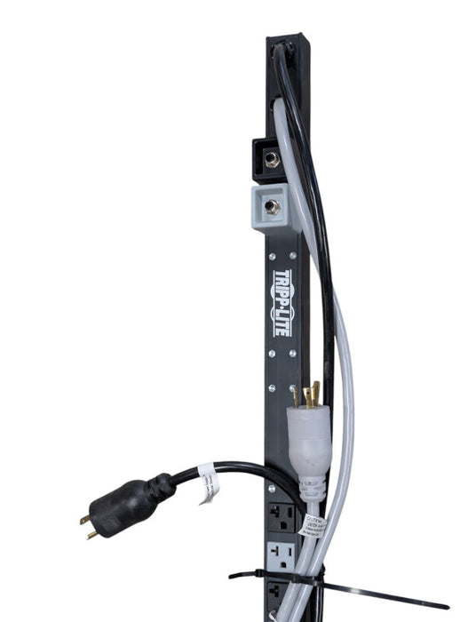Tripp Lite PDUMV40 Dual Circuit 20A 120V Metered PDU 32 Plugs Black  Q-