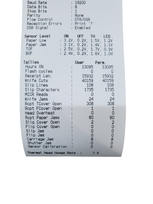 NCR 7169-7011-9001 RealPOS Thermal Multi-Function Receipt Printer
