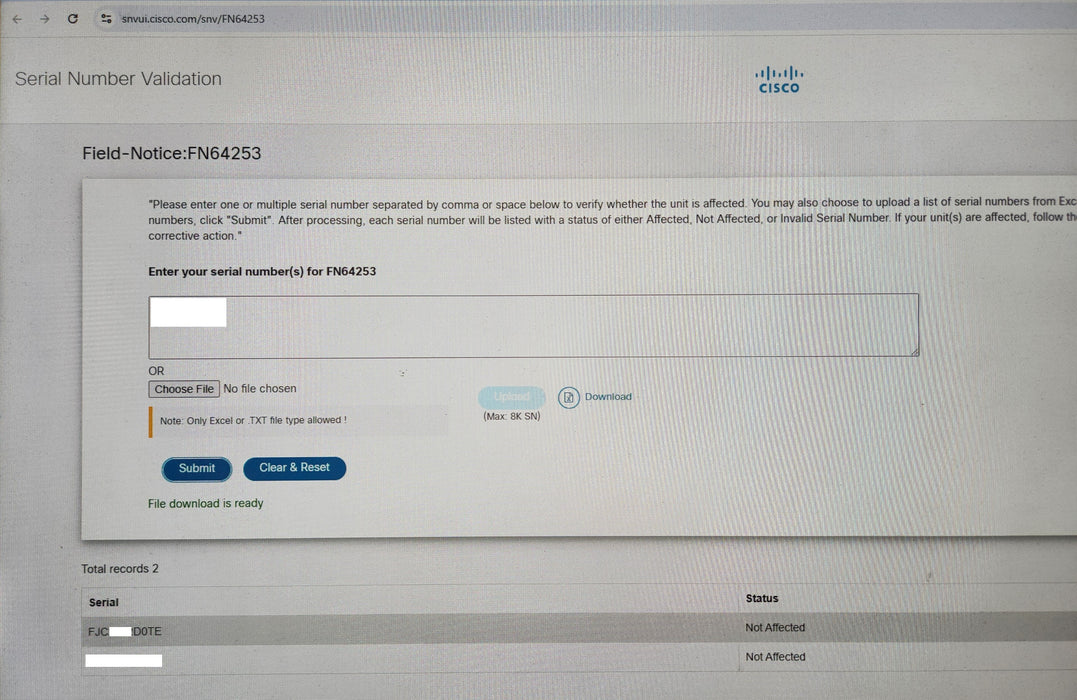 Cisco ISR4431/K9 4400 Series Integrated Services Router, No Clock Issue