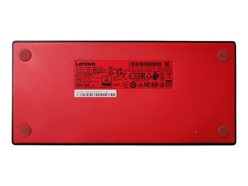 Lenovo ThinkPad USB-C Dock Gen 2 LDC-G2 40AS W/ 90W Power Adapter