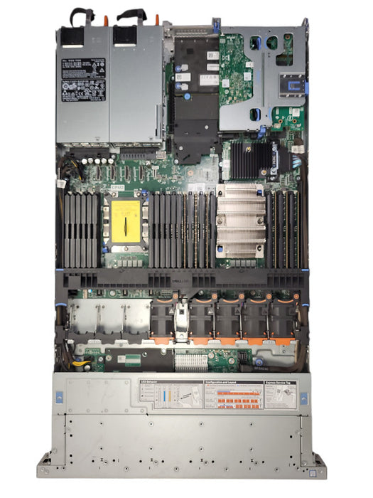Dell PE R640 1U, 1x Xeon Gold 5118 2.3GHz 16C, 96GB DDR4 HBA330 Mini 2x PSU $