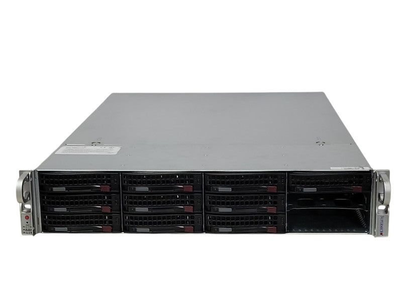 SuperMicro 826-9 2U 2x Xeon E5-2620v2 32GB 2x PSU, LSI MR SAS 9240-4i, 3.5" _