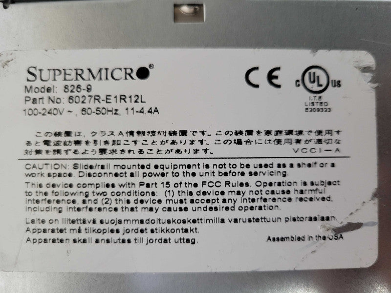 SuperMicro 826-9 2U 2x Xeon E5-2620v2 32GB 2x PSU, LSI MR SAS 9240-4i, 3.5" _