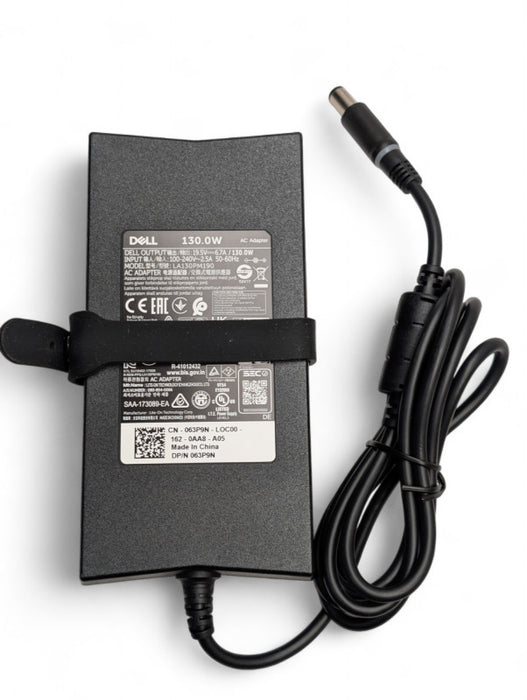 Genuine DELL Original OEM 130W 19.5V 6.7A AC Power Adaptor 063P9N Q-