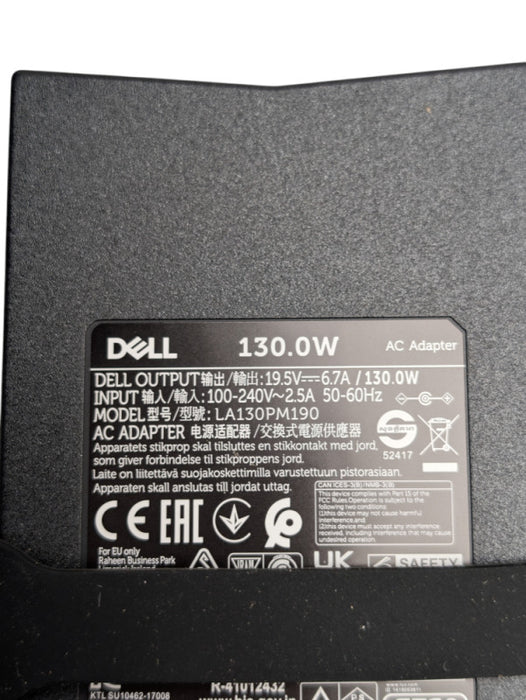 Genuine DELL Original OEM 130W 19.5V 6.7A AC Power Adaptor 063P9N Q-