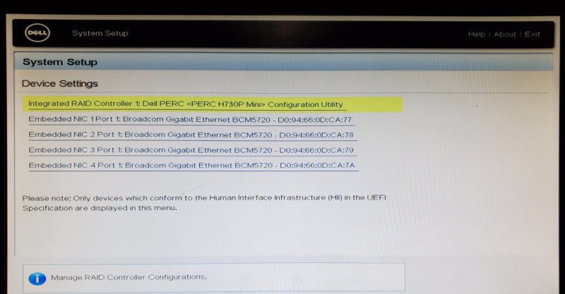 Dell PowerEdge R530 2x Xeon E5-2650 v4 64GB DDR4 H730P Mini - No HDD