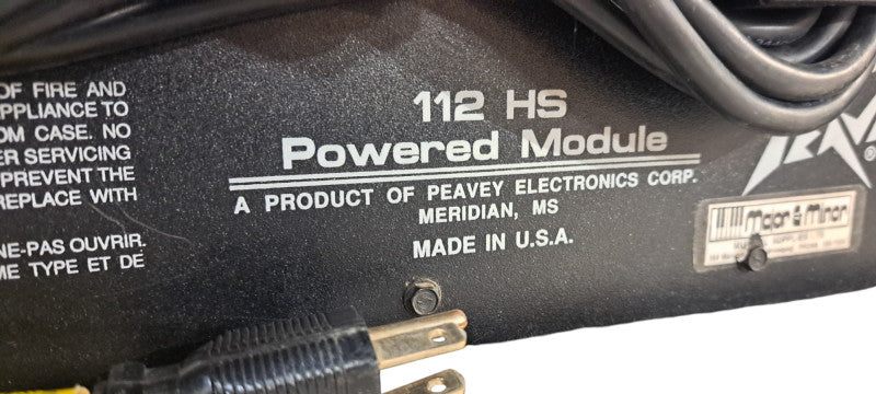Peavey 112HS Wedge Rectangular 2-Way PA Monitor Speaker