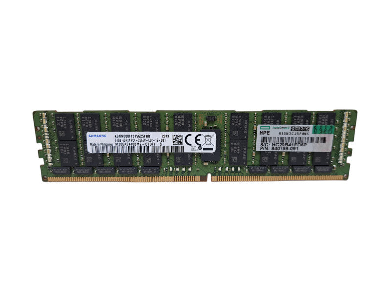 Samsung 64GB 4DRx4 PC4-2666V-LD2-12-DB1 | DDR4 Server Memory Q