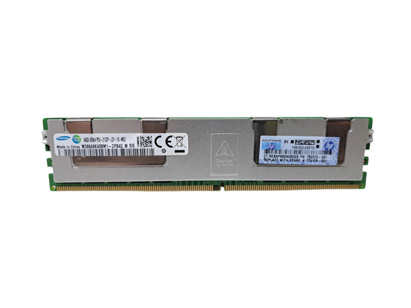 Samsung 64GB 4DRx4 PC4-2133P-LD1-10-MC0 | DDR4 Server Memory w/ Heatsink Q