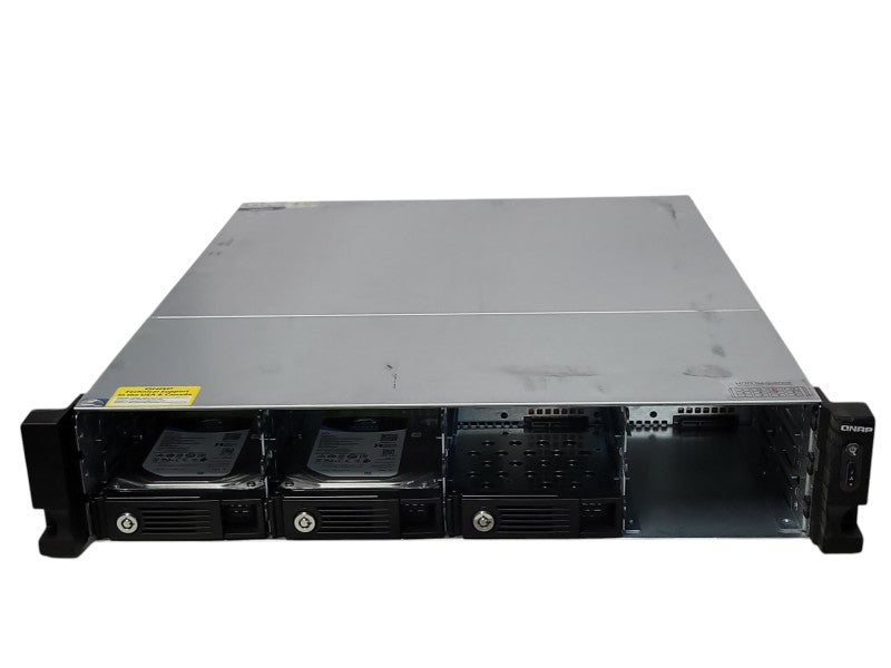 QNAP TS-1269U-RP 12 BAY NAS with 2x 8TB Hard drives _