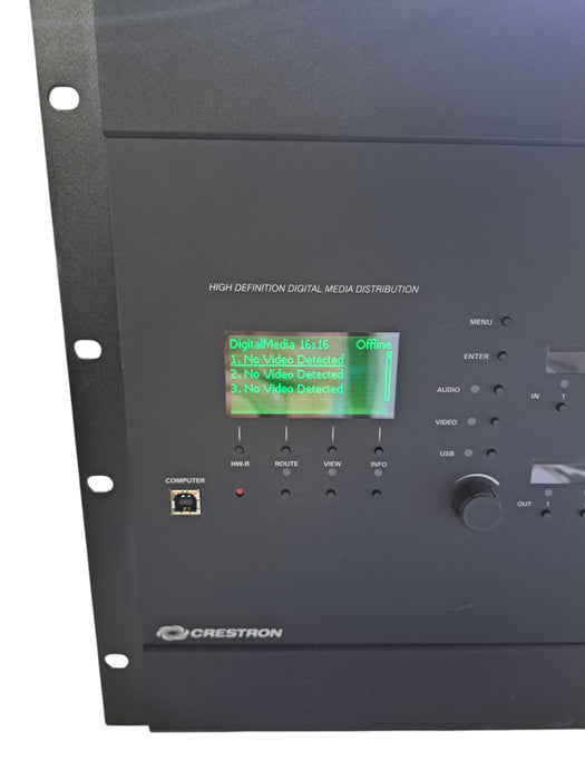 Crestron DM-MD16X16 Digital Media Switcher w/ 15x DMC-4K-HD, 8x 4K-CO-HD