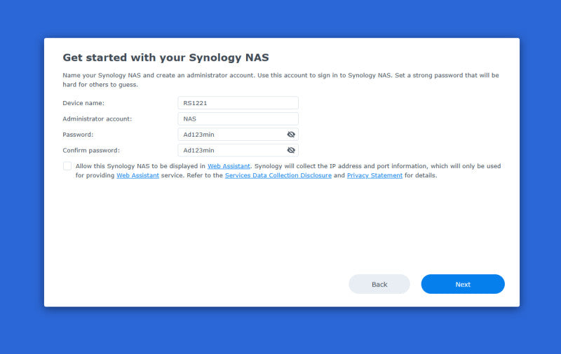 Synology RS1221+ RackStation 8-Bay NAS w/ 4TB + 2x 6TB HDDs