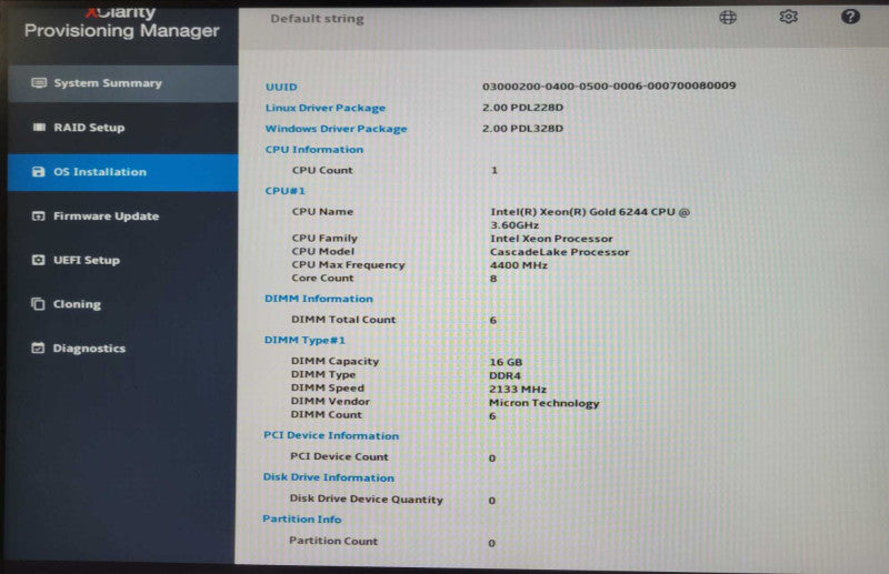 Lenovo ThinkSystem SR630 1x Xeon Gold 6244 3.60GHz 96GBDDR4, 2x PSU _